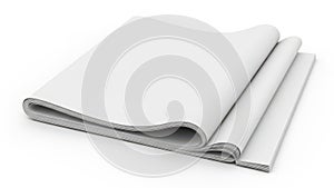 Stack of clean white paper sheets neatly folded on a flat surface