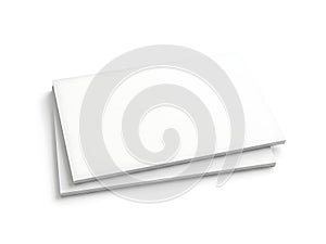 Stack of clean, white paper sheets