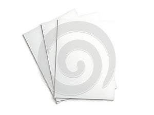 Stack of clean white printer papers ready for use