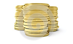 A stack of coins