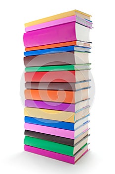 Stack of color books