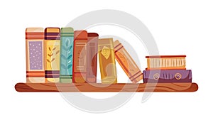 Stack of Colorful Books for Reading, Learning, and Storytelling, vector design Generative AI