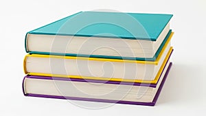 Stack of colorful books