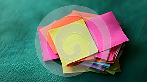 Colorful Sticky Notes Stack