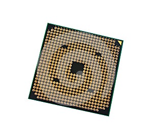 CPU computer hardware isolated on white background