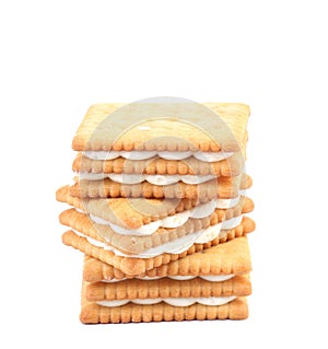 Stack of cookies.