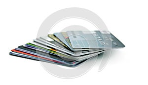 Stack of Credit Cards