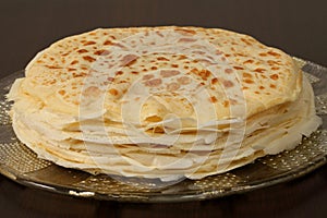 Stack of crepe