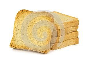 A stack of crispbread toast