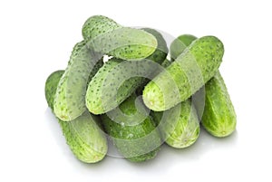 Stack of cucumbers