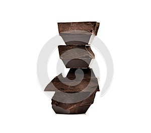 Stack dark chocolate