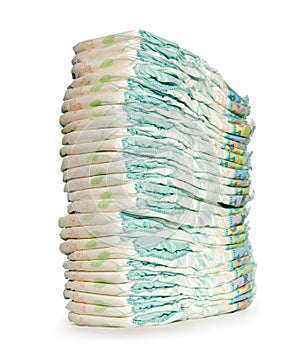 Stack of Diapers photo