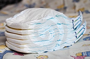 Stack of Diapers