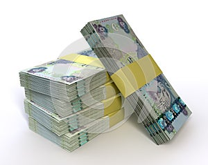 Stack Dirham Bank Notes