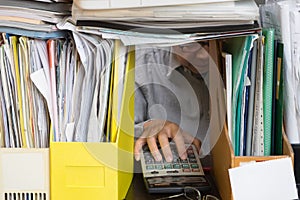 stack documentary paper file photo