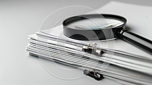 The stack of documents.AI generated image