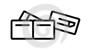 Stack of Documents Icon for Organized File Management, vector design Generative AI