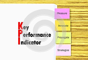 Stack Of Documents Paper With Colorful Tagging For Easy Reference For Key Performance Indicator In Business Concept