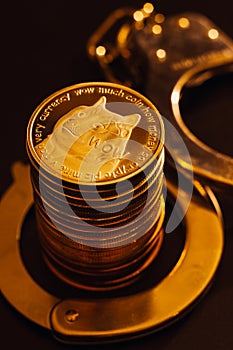 Dogecoins and handcuffs