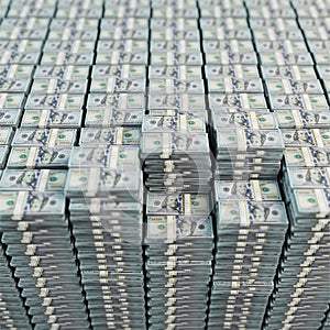 stack of dollar banknotes