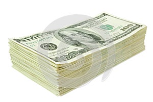 Stack of Dollar Bills, Paper Money