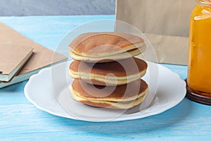 Stack dorayaki Japanese Pancake Sandwich