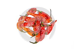 Stack of Dried Chilli Pepper