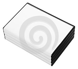 Stack of DVD or CD cases