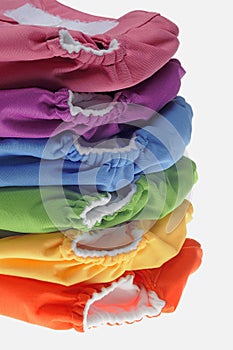 Stack of Eco Friendly Cloth Diapers