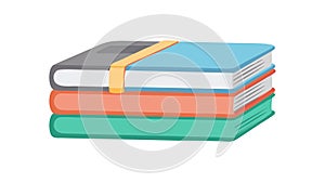 Stack of Educational Books for Knowledge Growth, vector design Generative AI