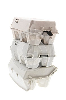 Stack of Egg Cartons photo