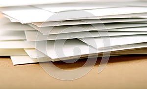 Stack of envelopes