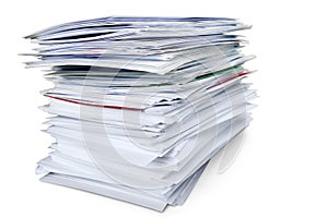 Stack of Envelopes / Files / Documents