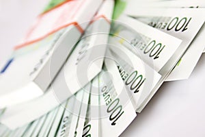 Stack of 100euro bills