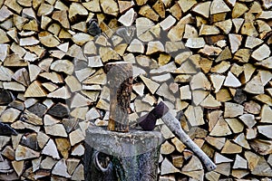 Stack of firewood