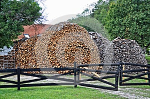 Stack of firewood