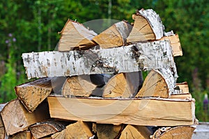 Stack of firewood