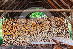 Stack of firewood