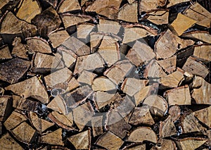 Stack of firewood