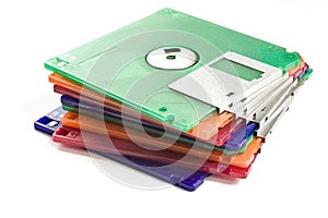 Stack of floppies