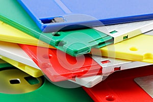 Stack of floppy discs, 1.44 MB 3.5 inch