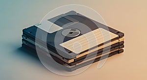 Stack of Floppy Disks