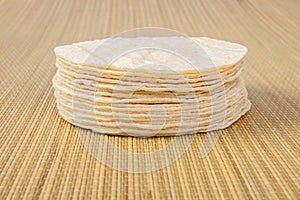 Stack Of Flour Tortillas