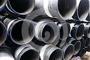 Stack of flush joint connection oil well casing