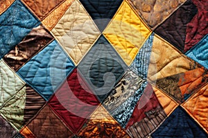 stack of folded quilts showcasing different designs