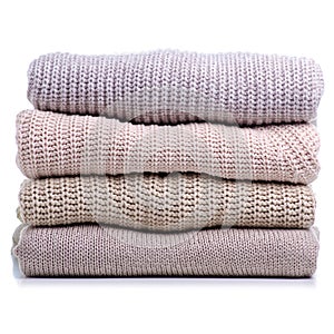 Stack folded sweater clothing