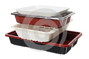 Stack of Food Trays