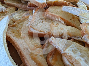 A stack full of grilled cheese on toast