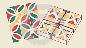Stack of gift boxes illustration, presents and holiday celebration vector design Generative AI