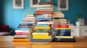 stack green plantains